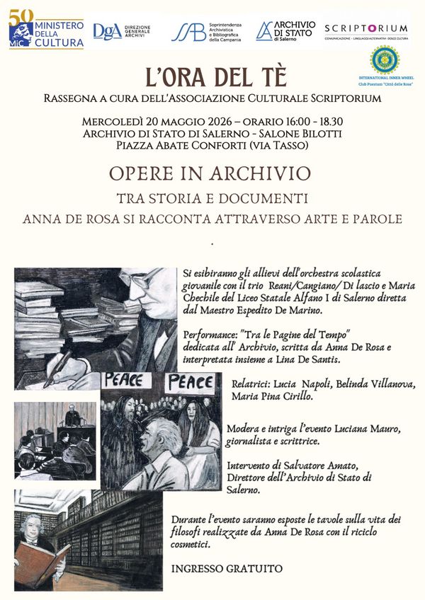 Locandina Opere in Archivio Anna De Rosa