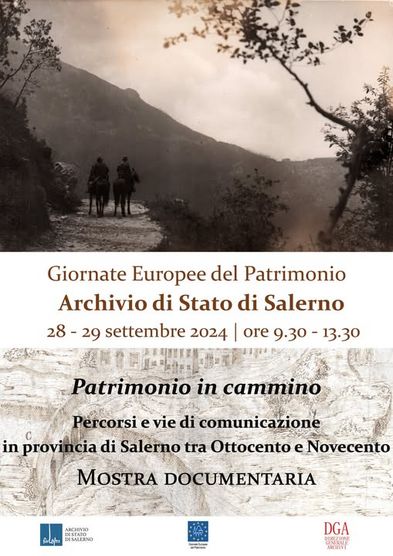 Locandina mostra Patrimonio in cammino