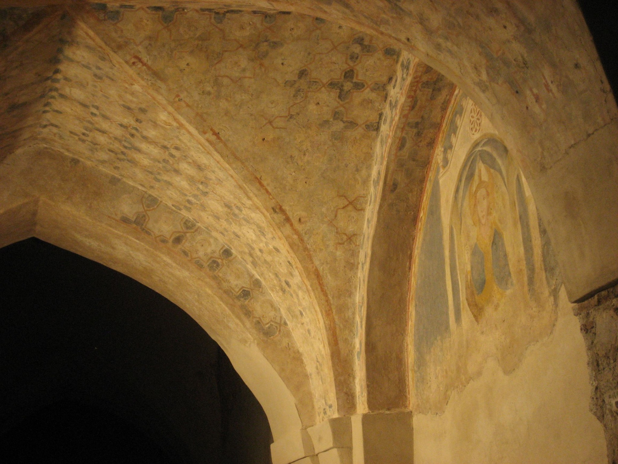 Volta decorata nella Cappella di San Ludovico
